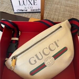Gucci Cream Belt Bag/Bumbag